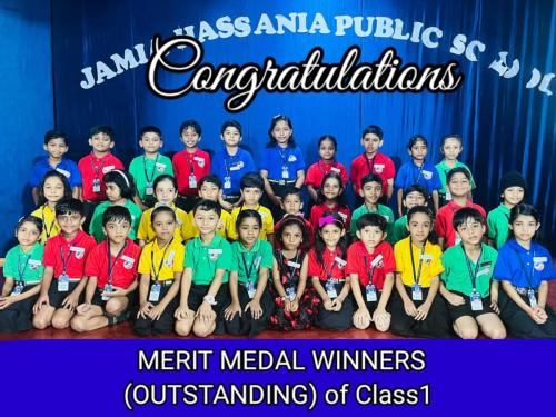 Merit Medals Section 1 & 2