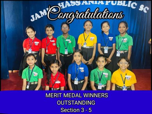 Merit Medal Winners ( Section 3 - 5)